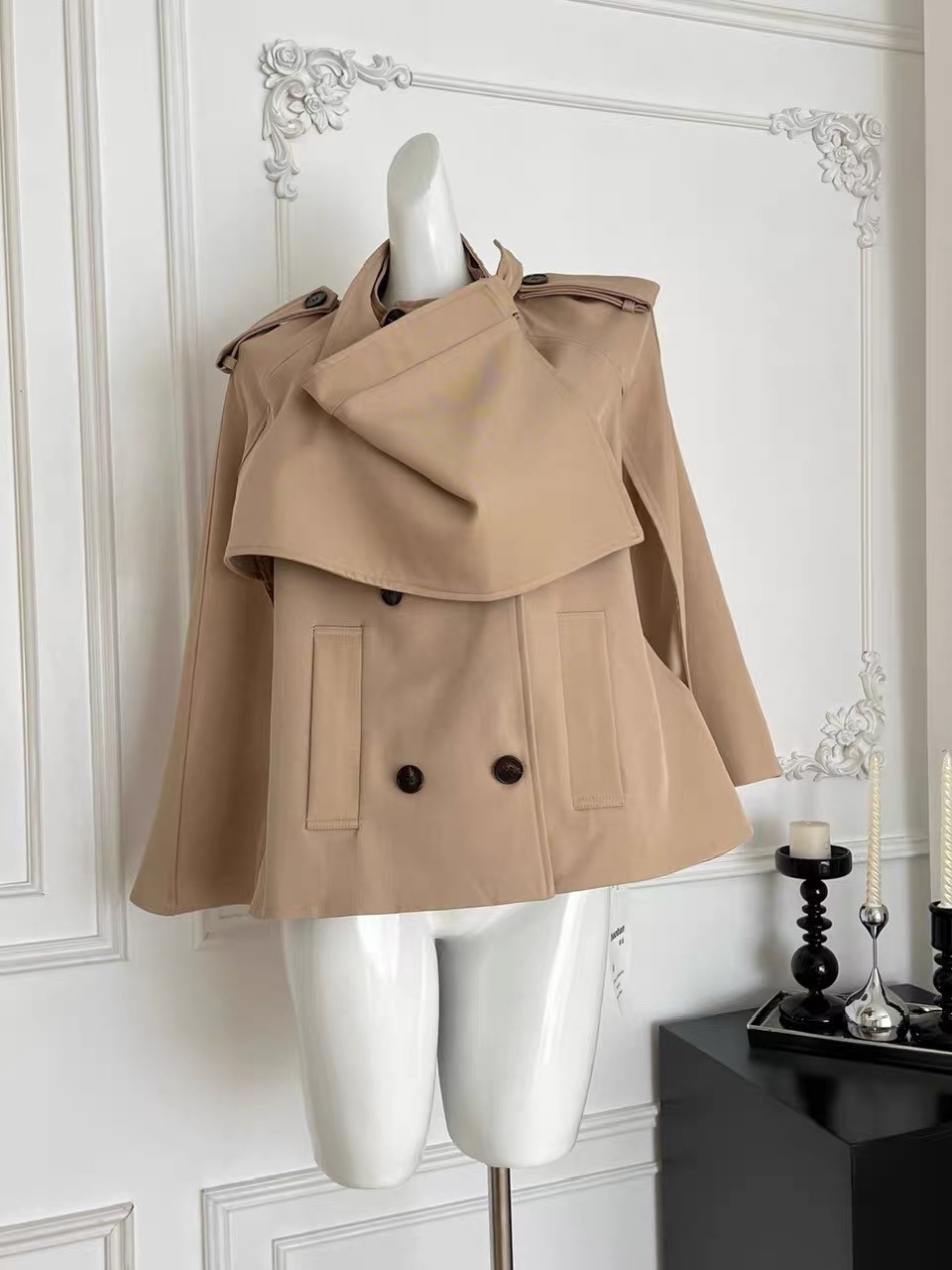 Pretty dainty trench coat COA143 images